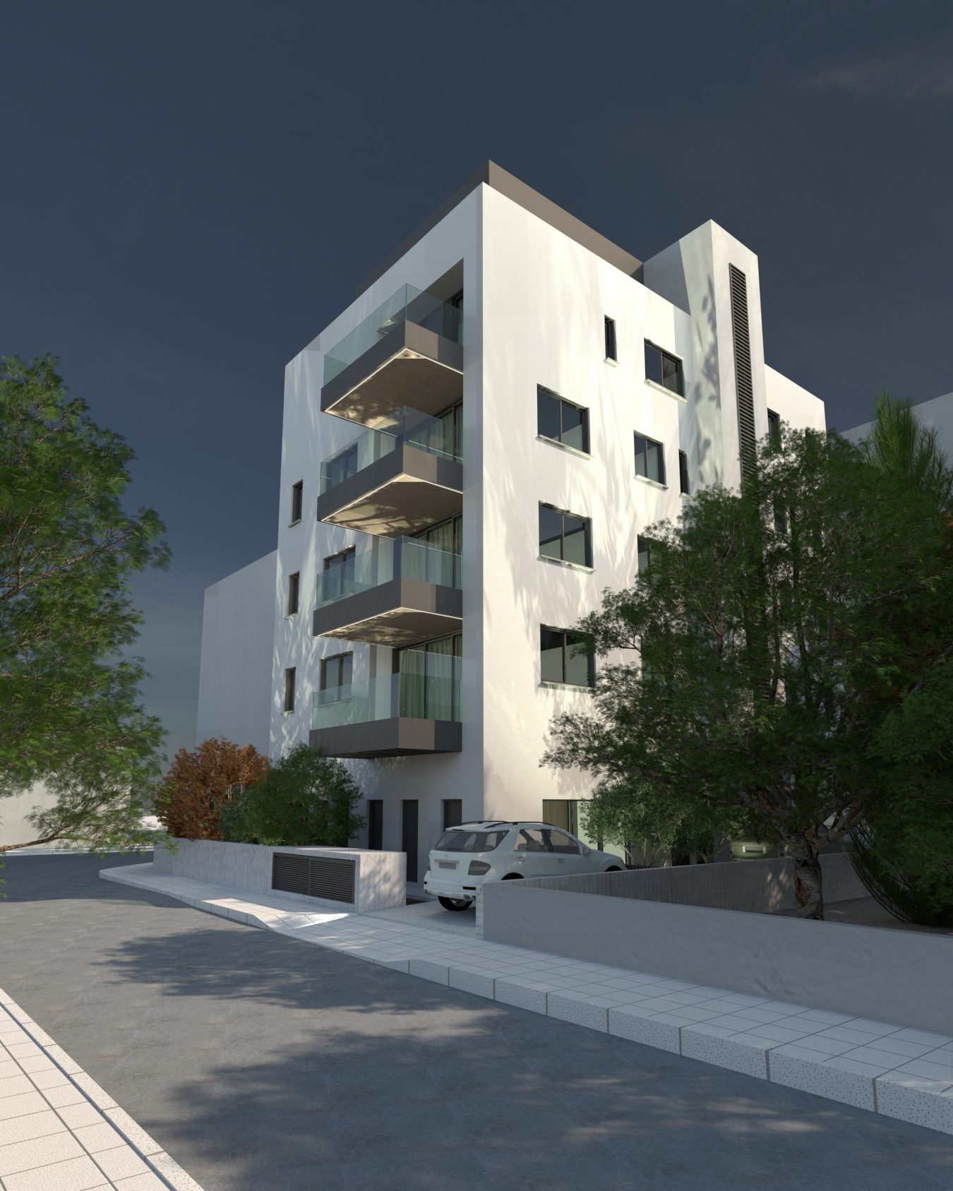 Blue Olive Residences — daylight street view